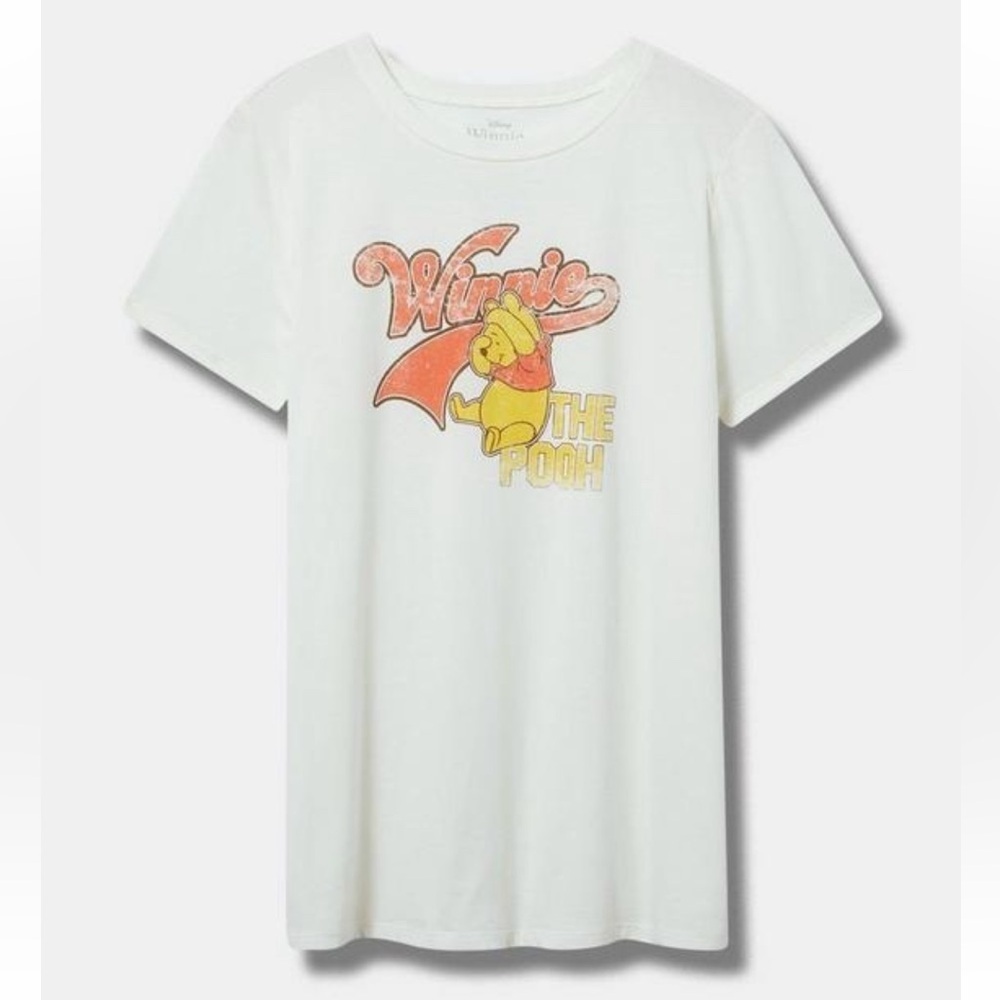 Torrid Disney Winnie The Pooh Women’s Classic Crew Neck Shirtsleeve Tee-Shirt